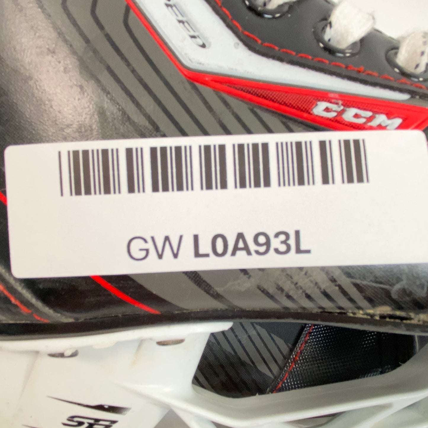 CCM Jetspeed 250 Size 12Y Youth Hockey Skates
