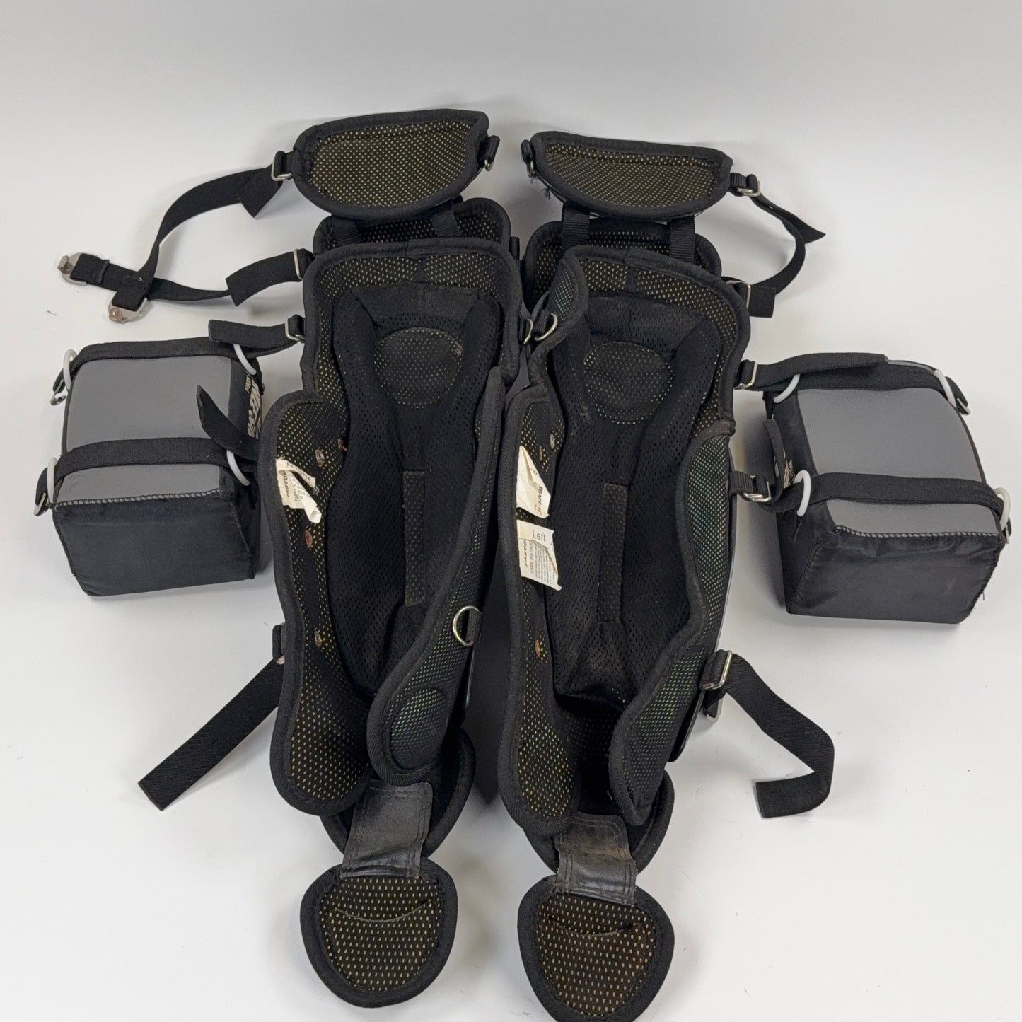 Easton Catcher's Shin Guard Set Intermediate 14" Catchers Shin Guards