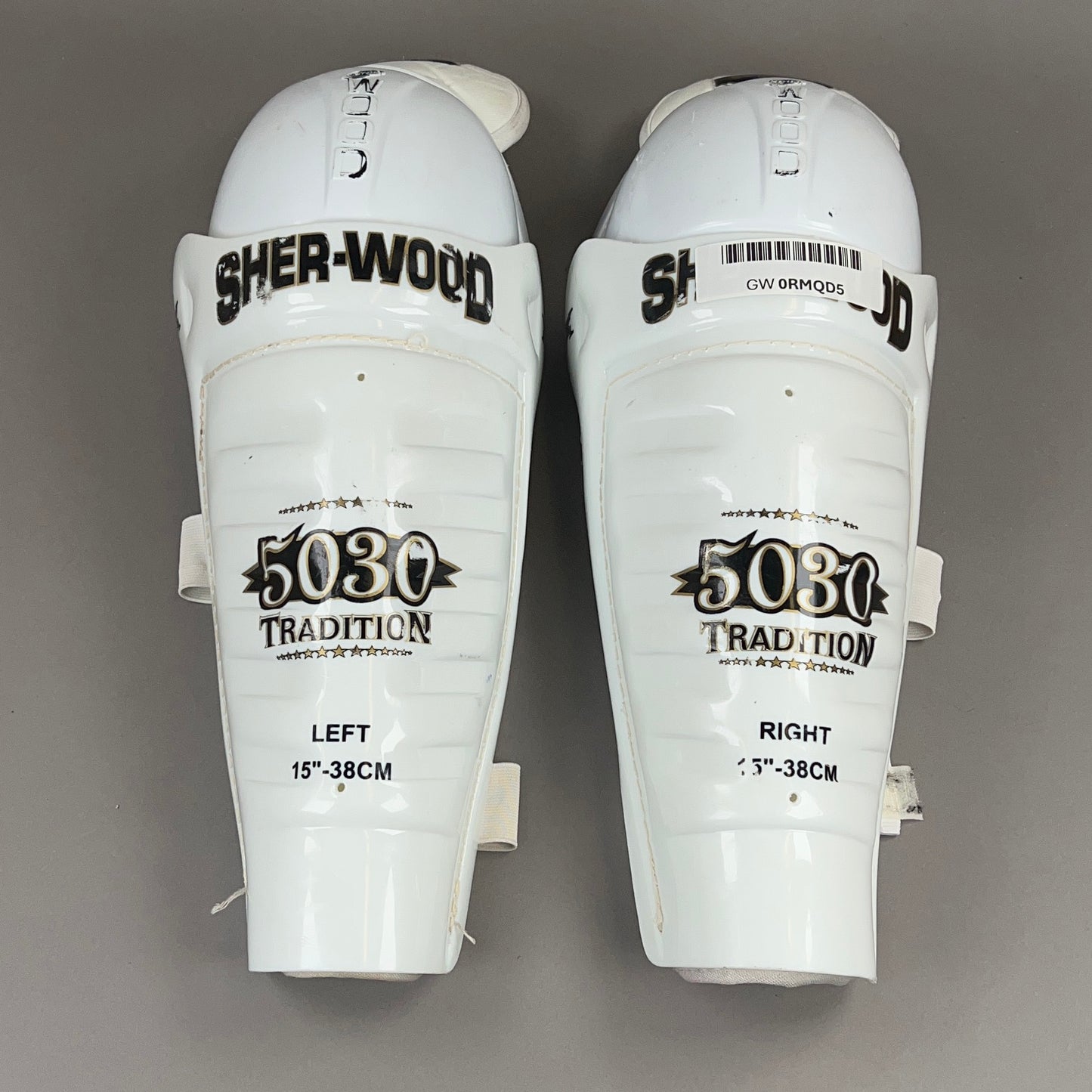 Sherwood 5030 Tradition Senior 15" Hockey Shin Guards