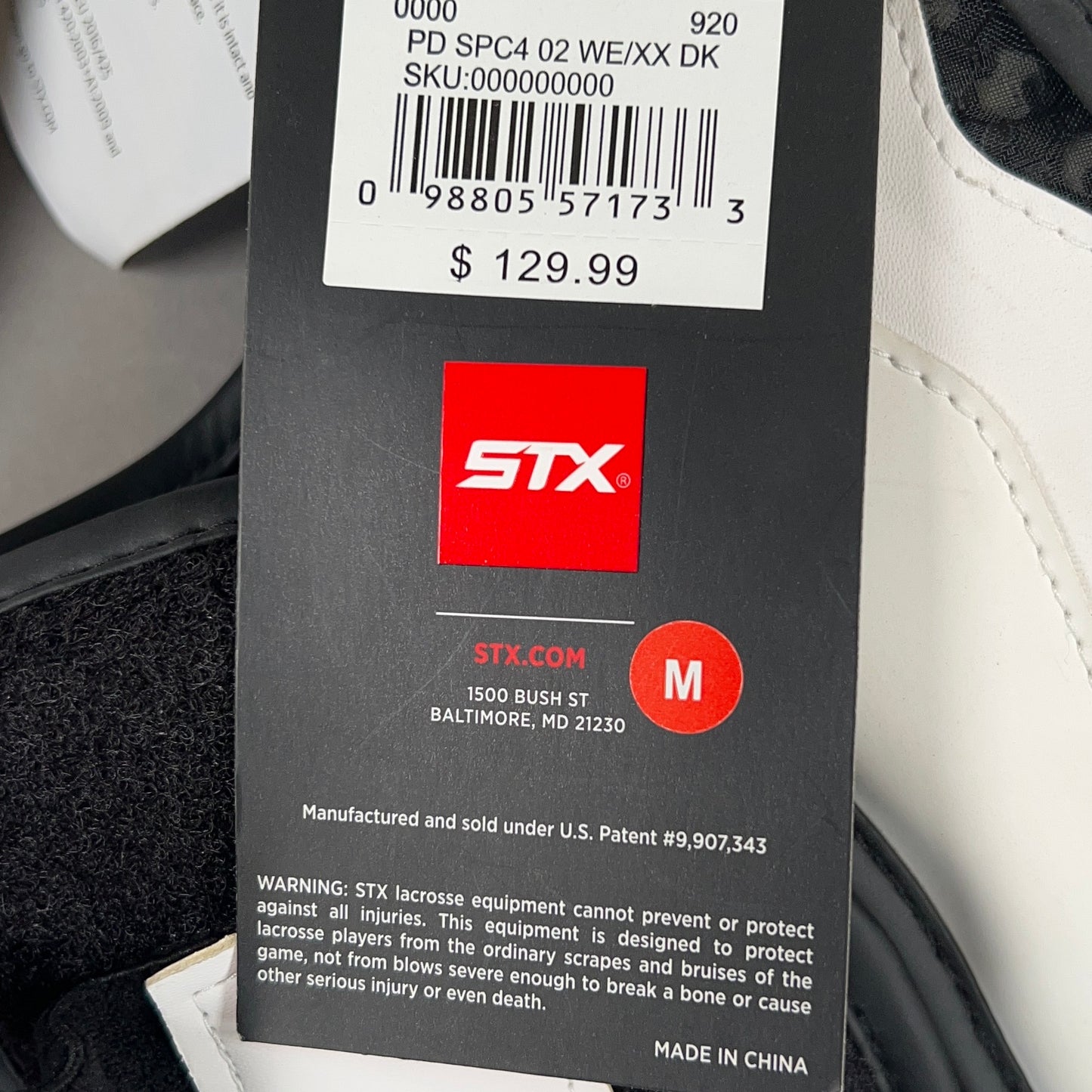 STX Cell IV Youth Medium Lacrosse Shoulder Pads