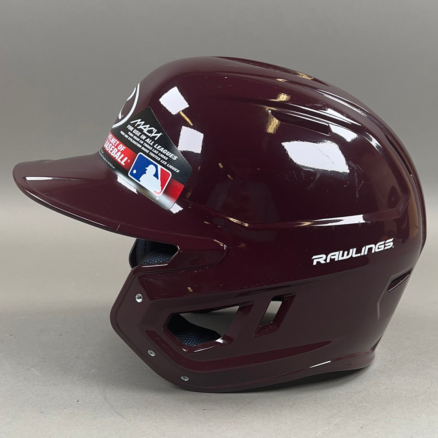 Rawlings Mach-89-RevA 7 1/8" to 7 1/4" Junior Baseball Batting Helmet