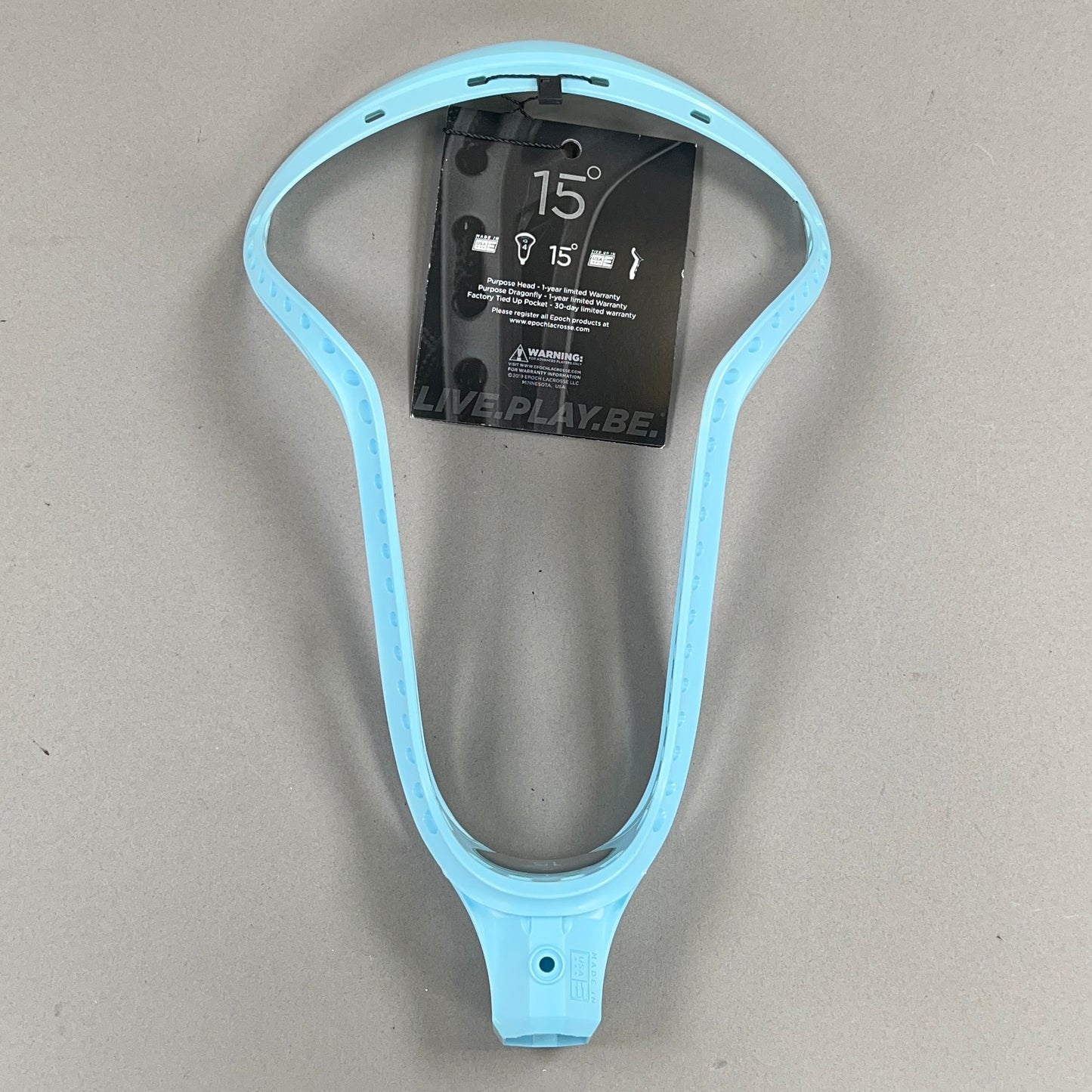 Epoch Purpose 15 Womens Attack/Mid Unstrung Lacrosse Head