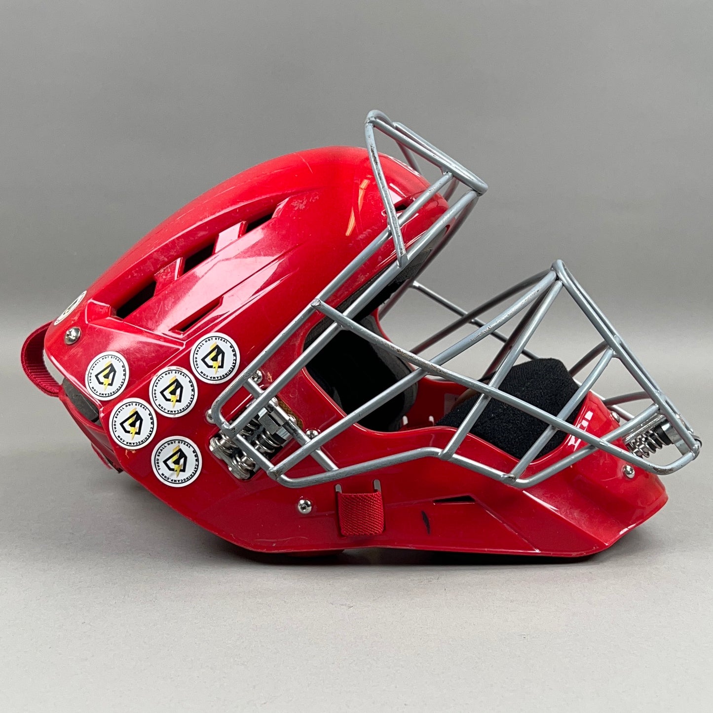 Force 3 Defender Pro OSFM Adjustable 6 3/8" to 7 1/8" Senior Catchers Helmet
