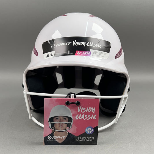 Rip-It Vision Classic M/L 6 1/2" to 7 3/8" Junior Softball Batting Helmet