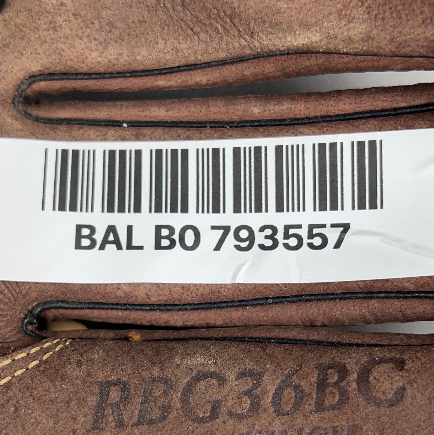 Rawlings RBG36BC 12.5" Right Hand Thrower Baseball Glove