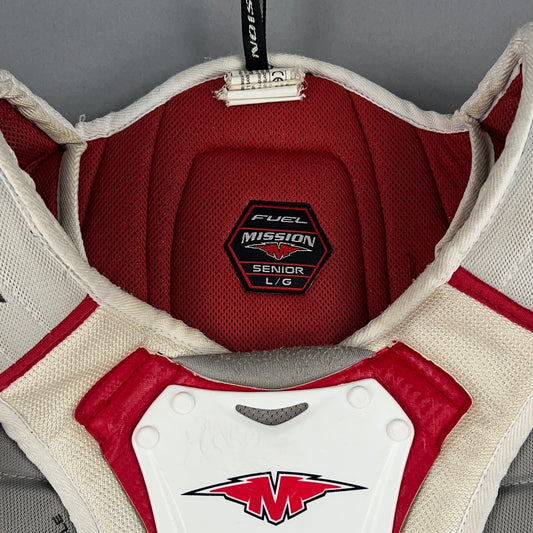 Mission Fuel 90 Senior Large Vintage Hockey Shoulder Pads