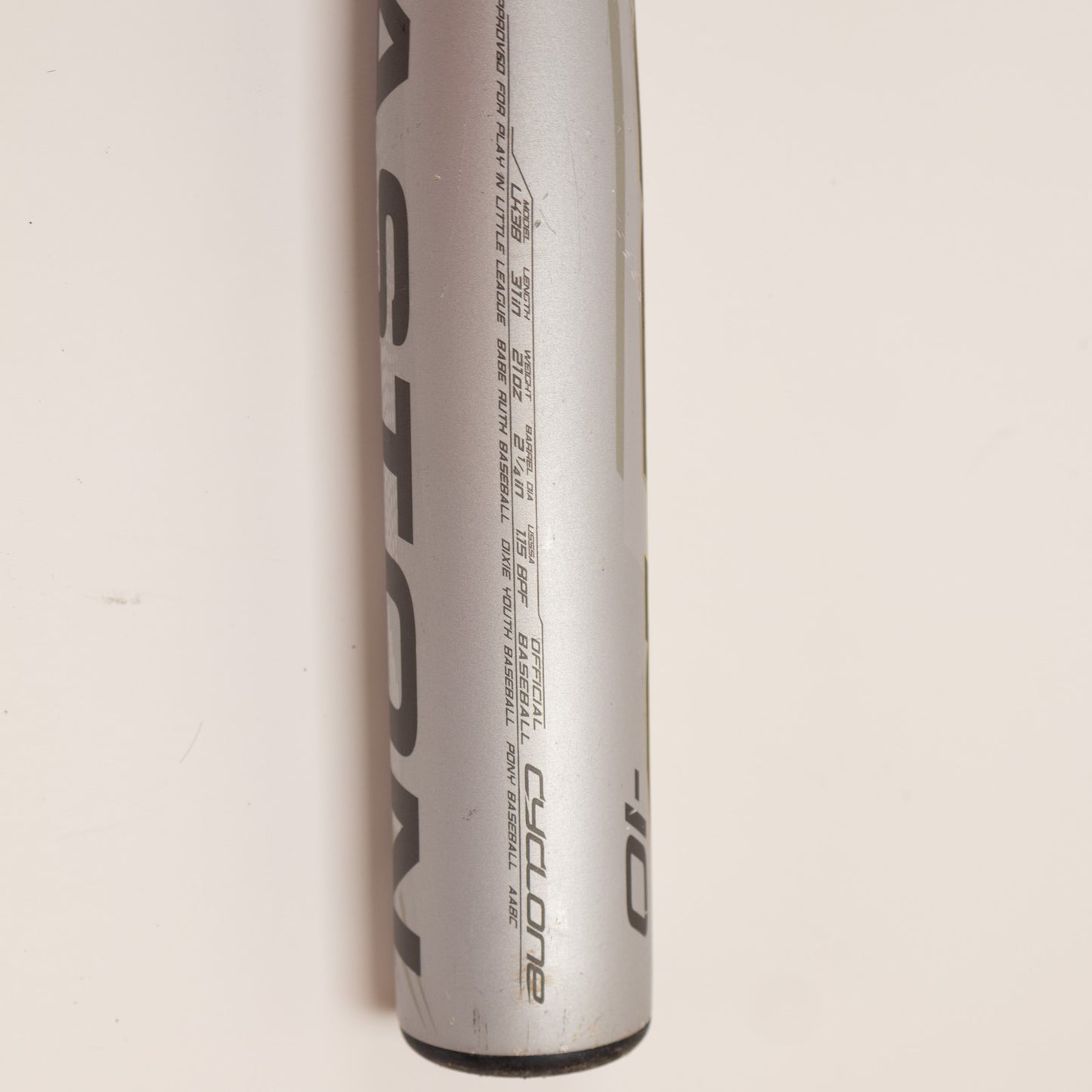 Easton Cyclone 31/21 (-10) Baseball Bat
