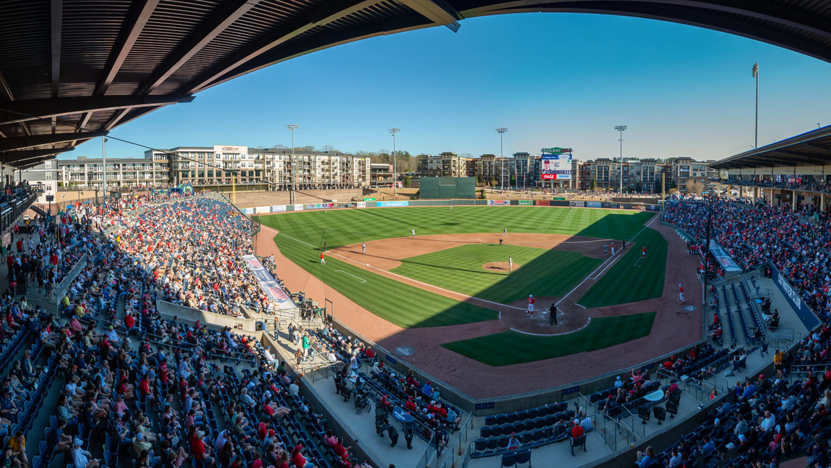 4 Gwinnett Stripers Infield Box Seats