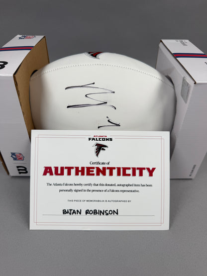 Bijan Robinson Atlanta Falcons Autographed Football