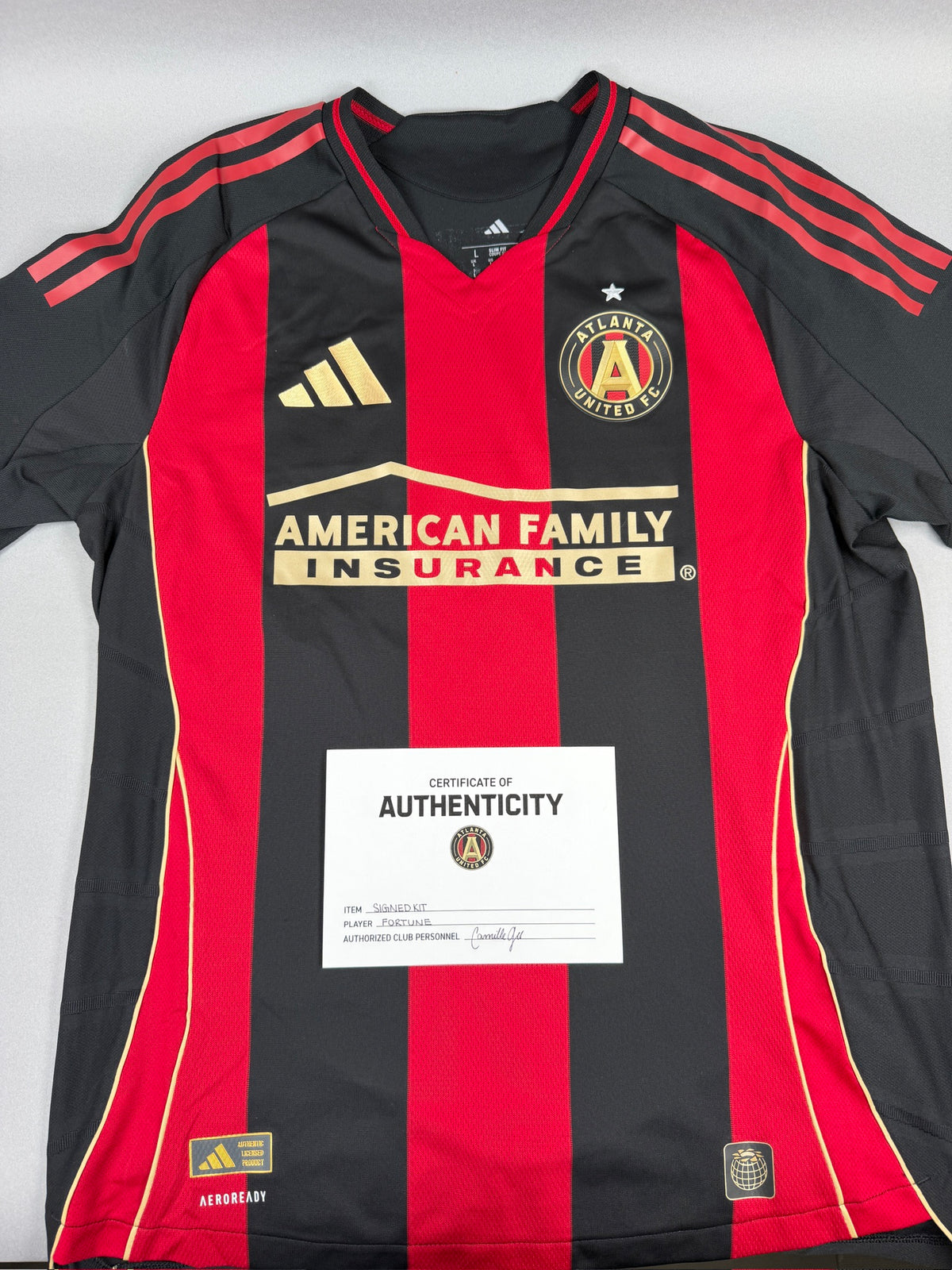 Atlanta United Ajani Fortune Signed Jersey
