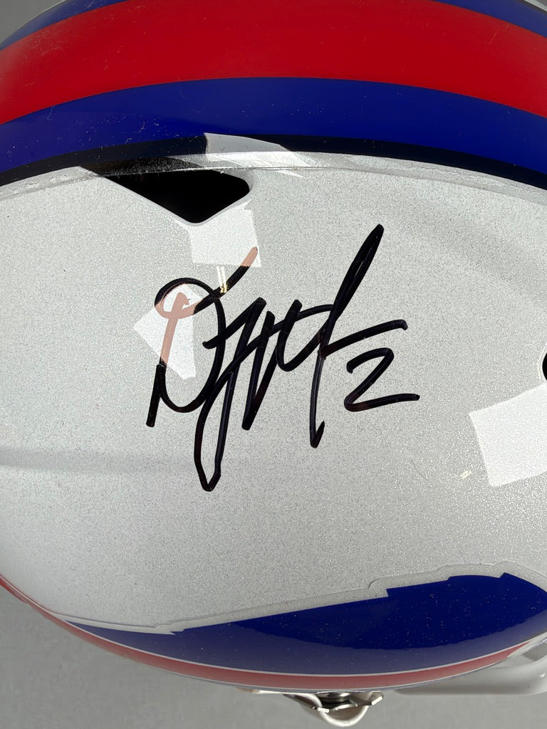 DJ Moore Autographed Buffalo Bills Helmet