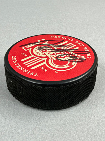 Detroit Red Wings Alex DeBrincat Puck