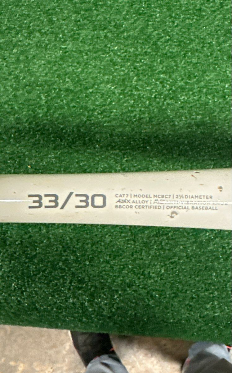 Marucci Cat 7 Baseball Bat 33" 30 oz. (-3) 2 5/8"