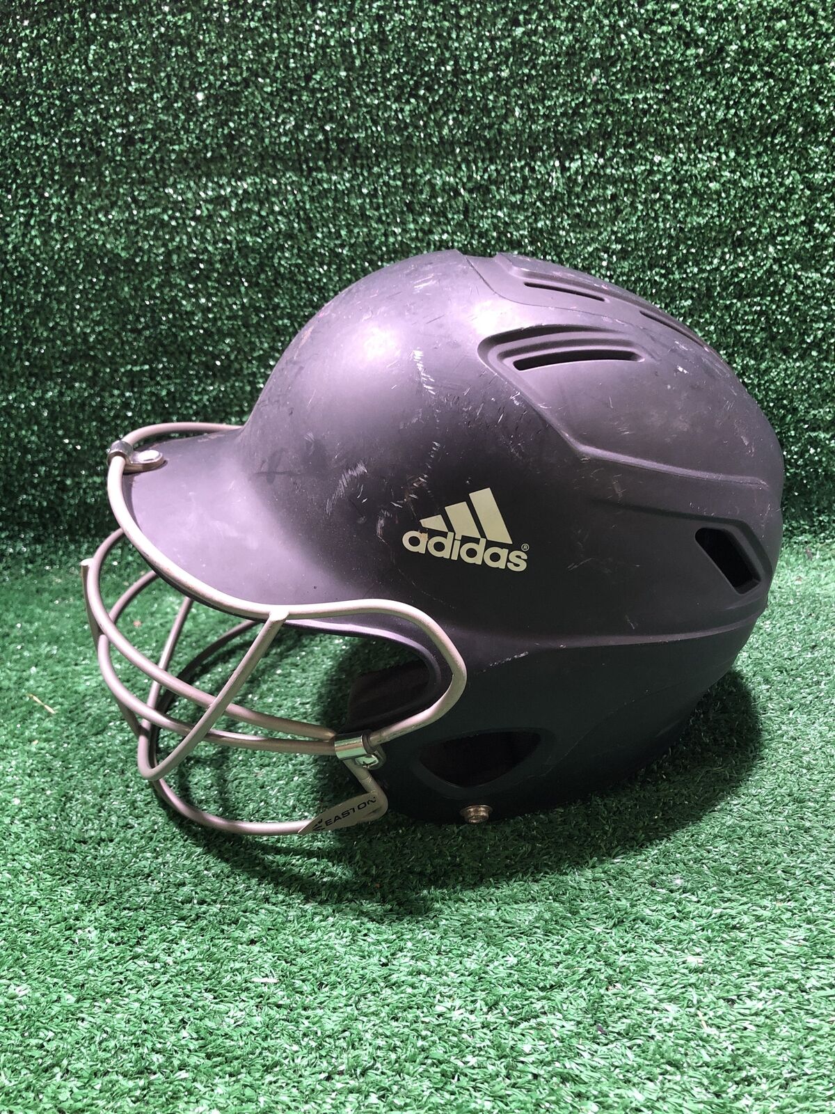 Adidas Triple Stripe Softball Batting Helmet, 6 3/8" To 7 3/8"