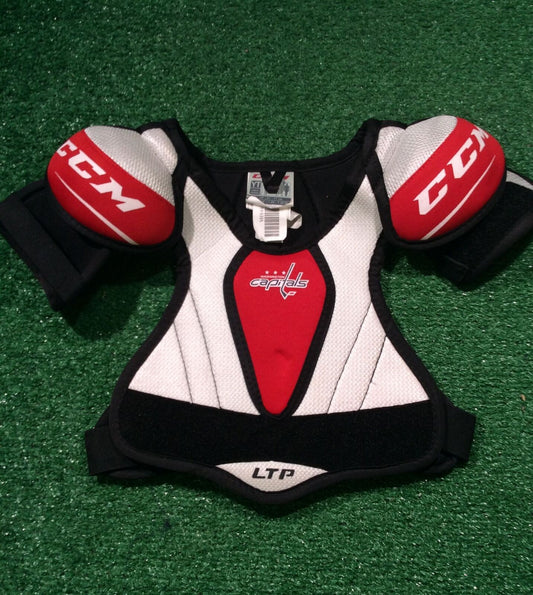 Ccm LTP Capitals Hockey Shoulder Pads Youth Large (L)