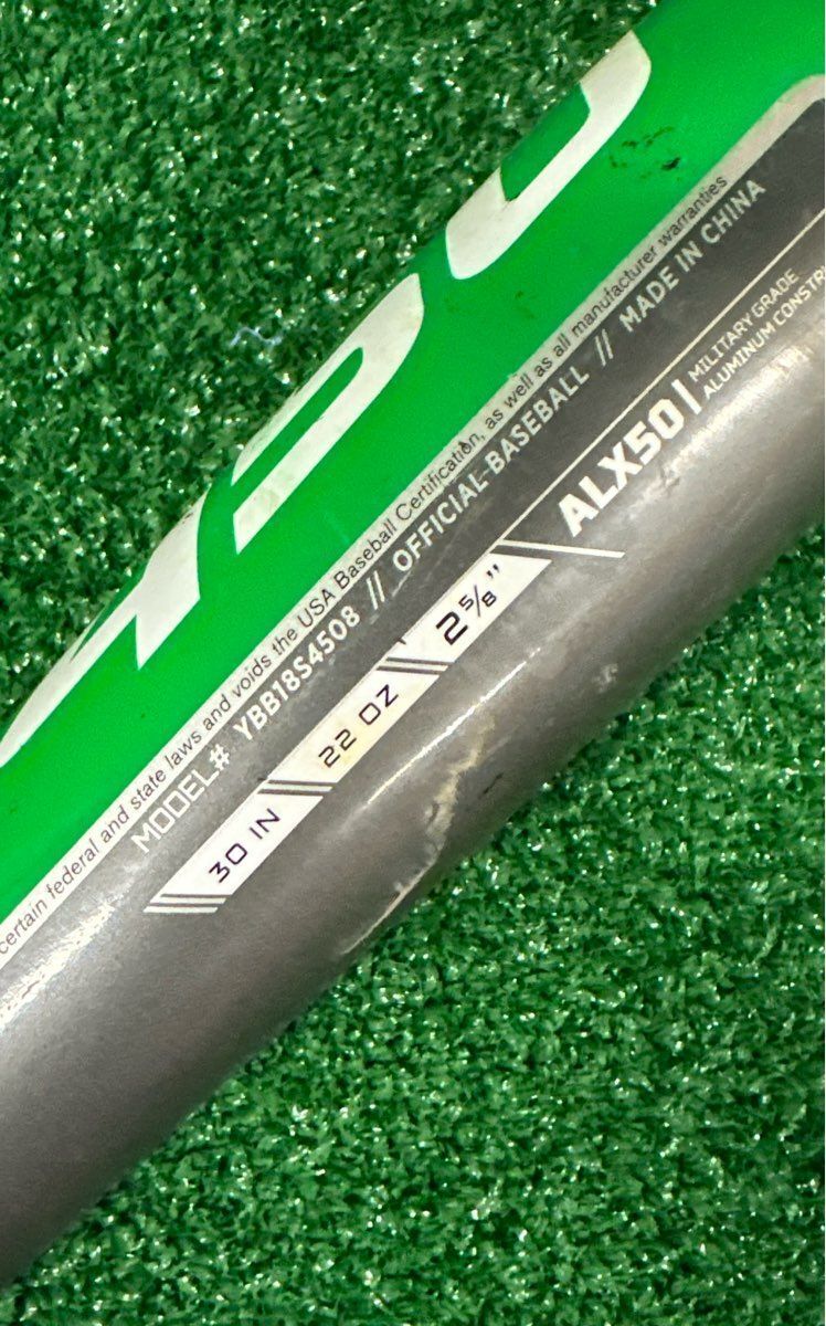 Easton S450 ALX50 Baseball Bat 30" 22 oz. (-8) 2 5/8"