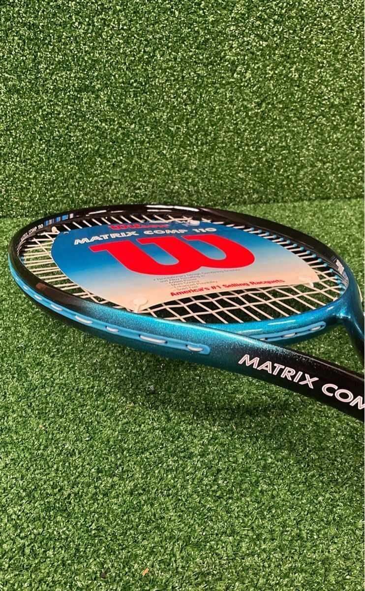 Wilson Matrix Comp 110 Tennis Racket, , 4 1/4"