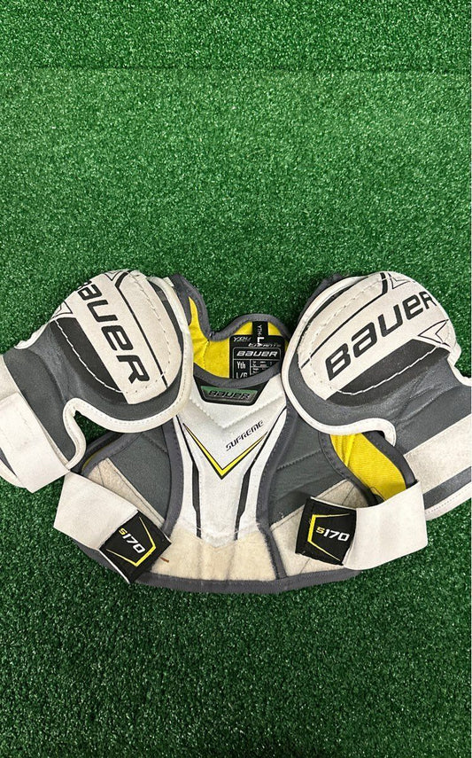 Bauer Supreme S170 Hockey Shoulder Pads Youth Large (L)