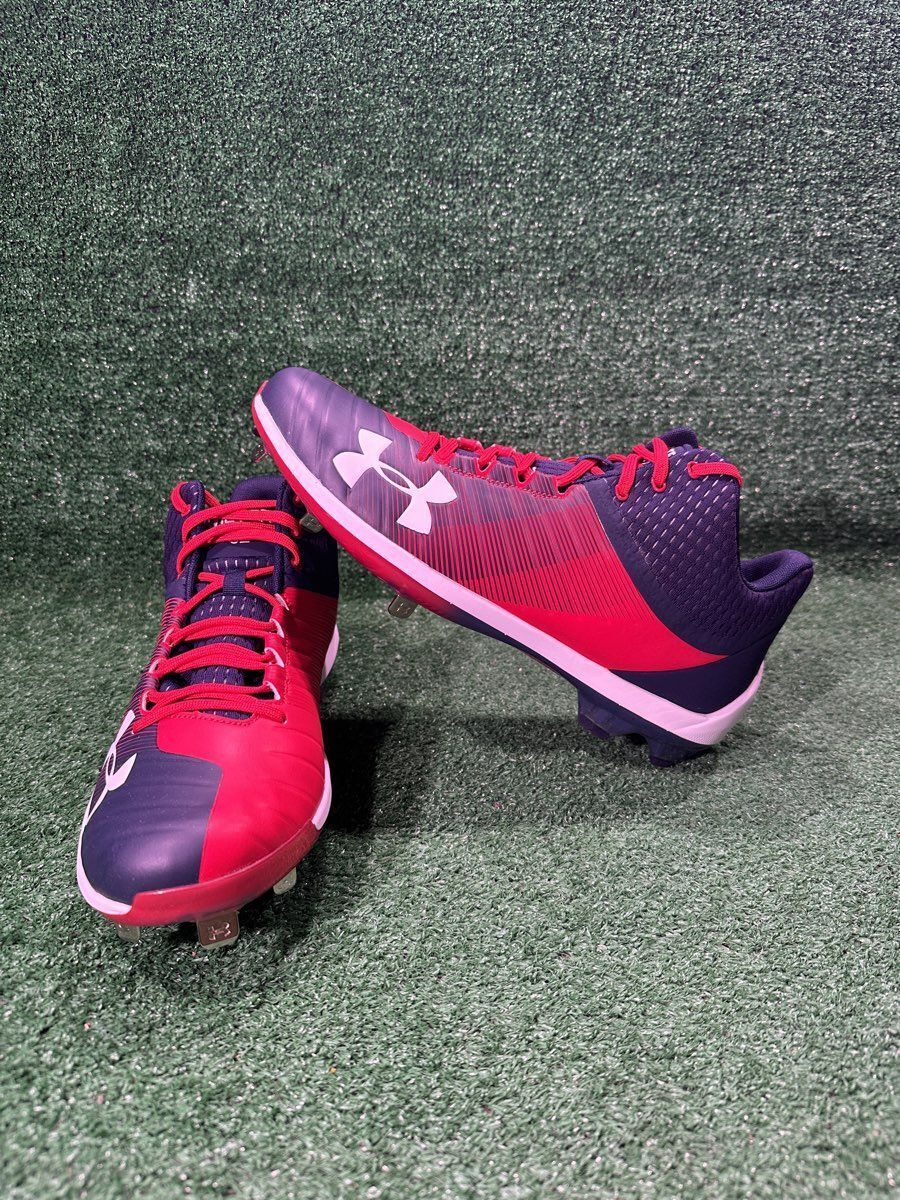 Team Issued Under Armour Matt Wieters Yard Mid HYB 13.0 Size Baseball Cleats V5K