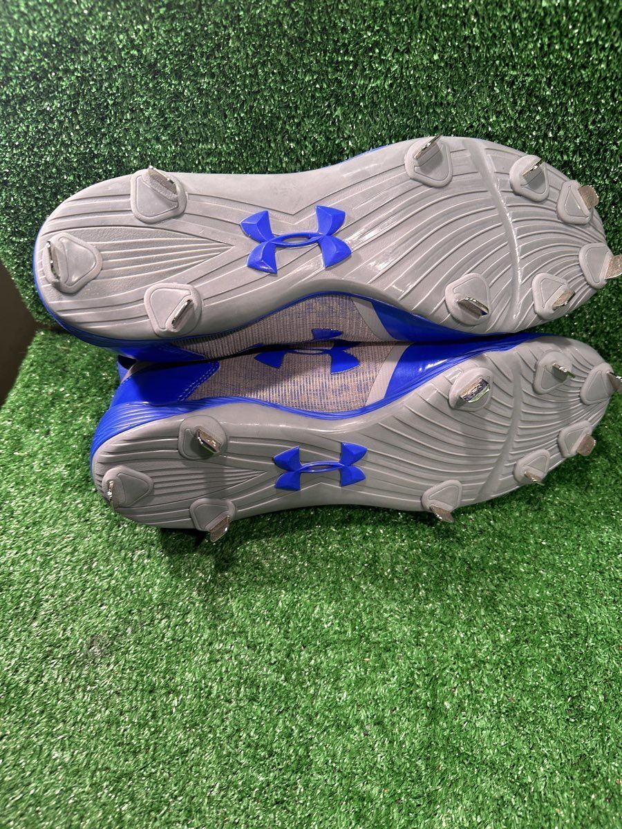 Team Issued Under Armour Cain #6 Heater Mid ST 13.0 Size Baseball Cleats X5PNM