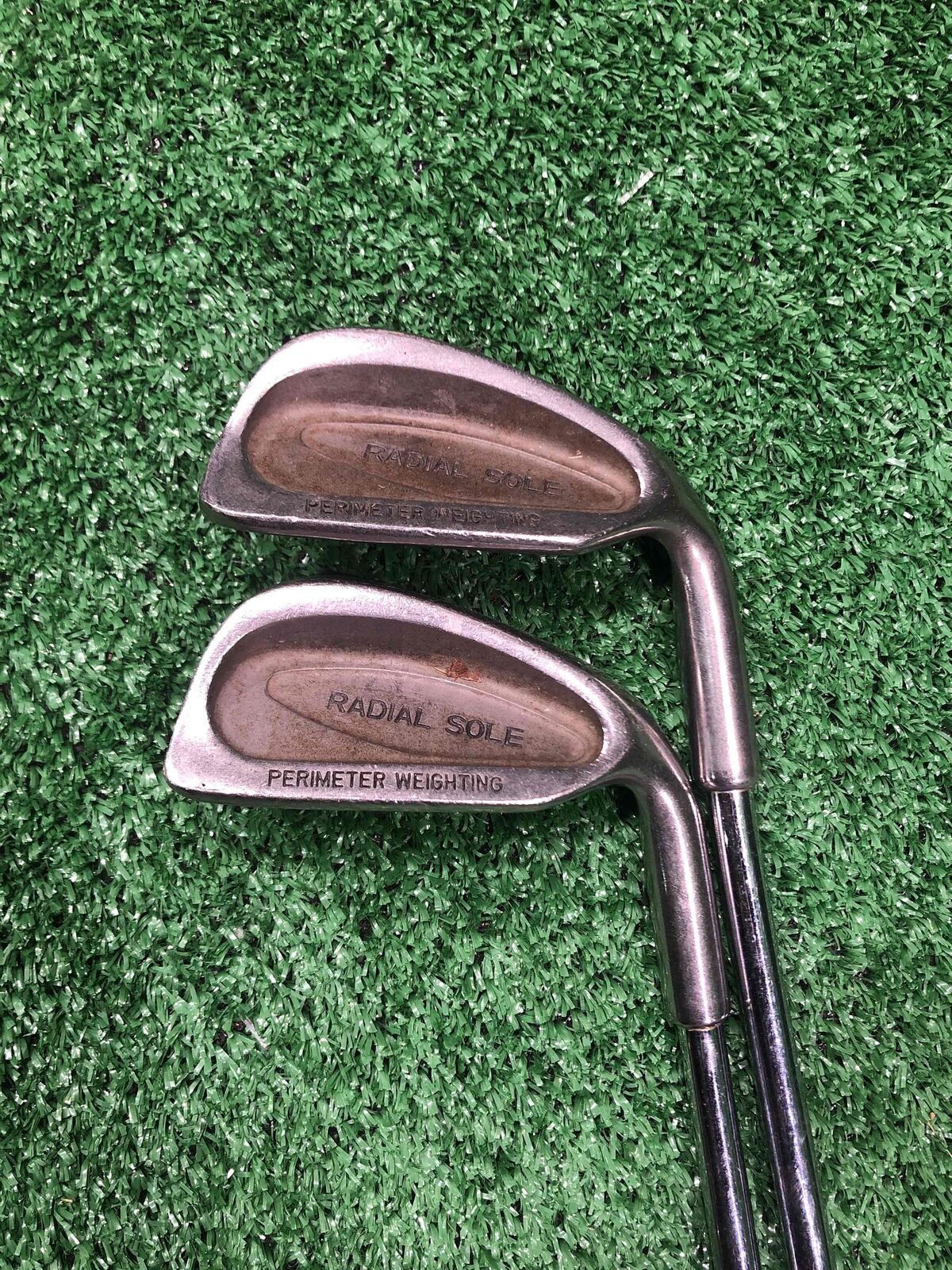 Nomad Radial Sole Perimeter Weighting 7 and 8 Iron Set Steel, Right handed