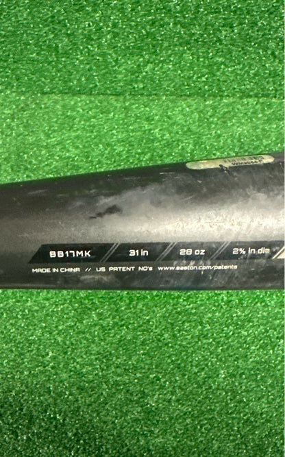 Easton Mako Beast BB17MK Baseball Bat 31" 28 oz. (-3) 2 5/8"