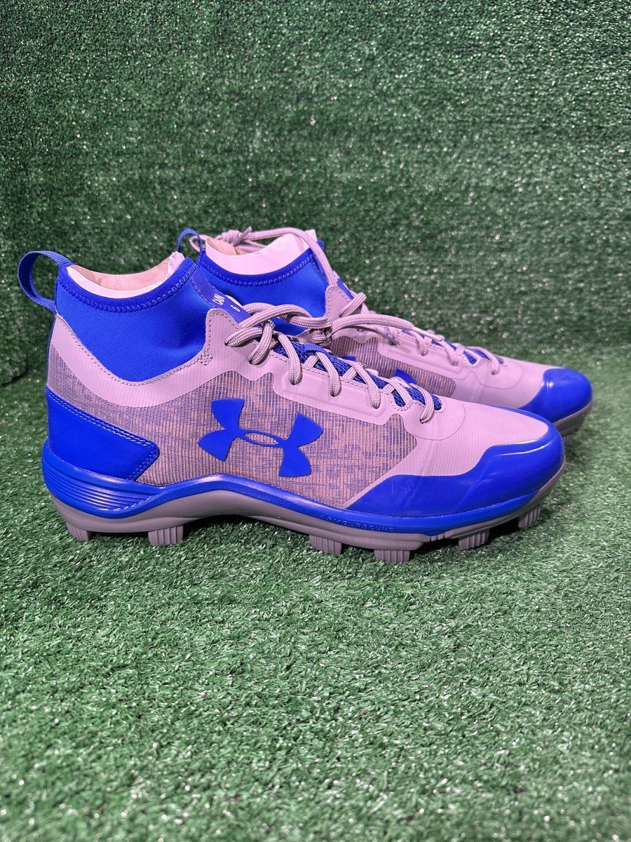 Under Armour Team Heater Mid TPU 13.0 Size Baseball Cleats 7E4ZN