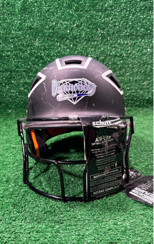 Schutt Air Lite Softball Batting Helmet, 7" To 7 1/2"