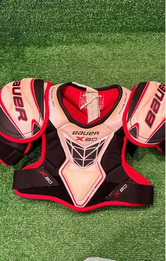 Bauer X80 Hockey Shoulder Pads Junior Medium (M)