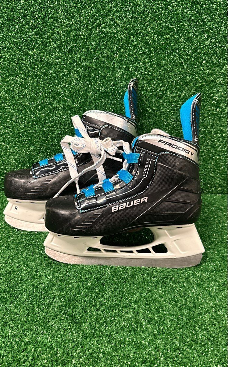 Bauer Prodigy Slide Tie Hockey Skates 12Y Skate Size