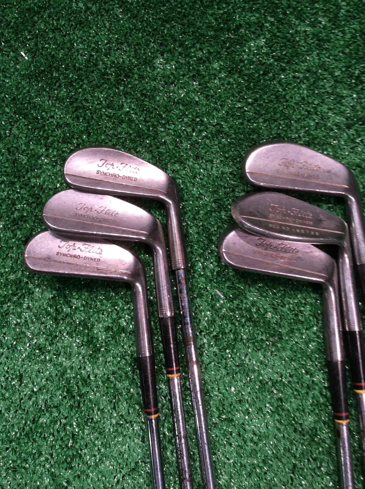 Spalding Top Flite Synchro Dyned 3, 4, 5, 6, 7, 9 Iron Set Steel, Right handed