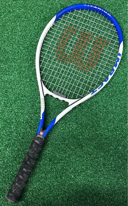 Wilson Impact Titanium Tennis Racket, 27.5", 4 3/8"