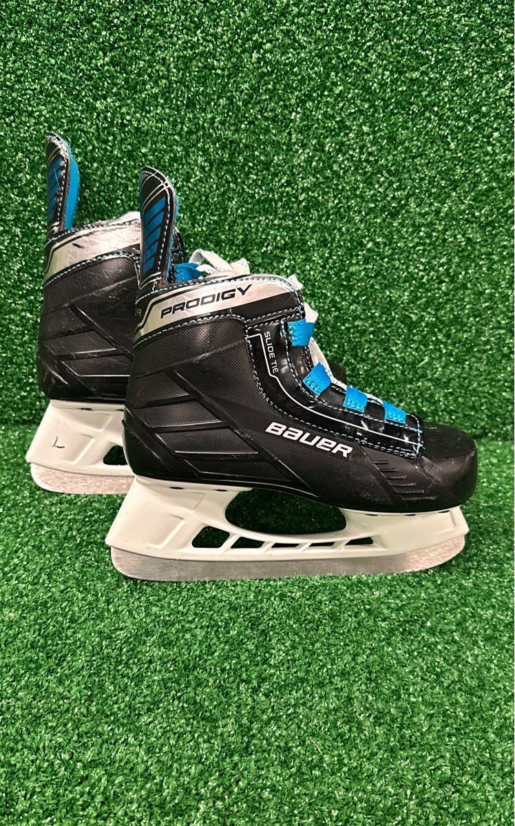 Bauer Prodigy Slide Tie Hockey Skates 12Y Skate Size