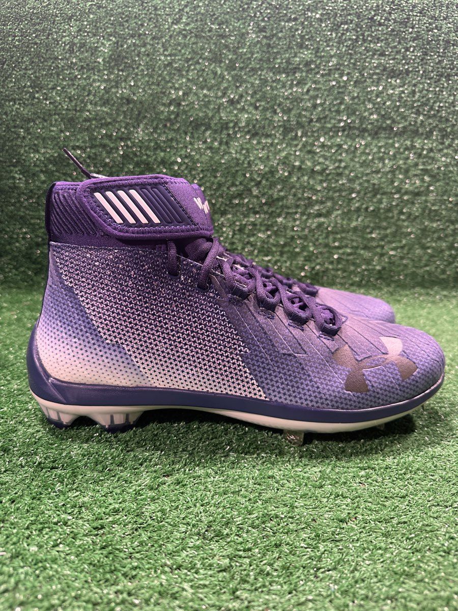 Team Issued Under Armour Harper 2 Mid HB 12.0 Size Baseball Cleats