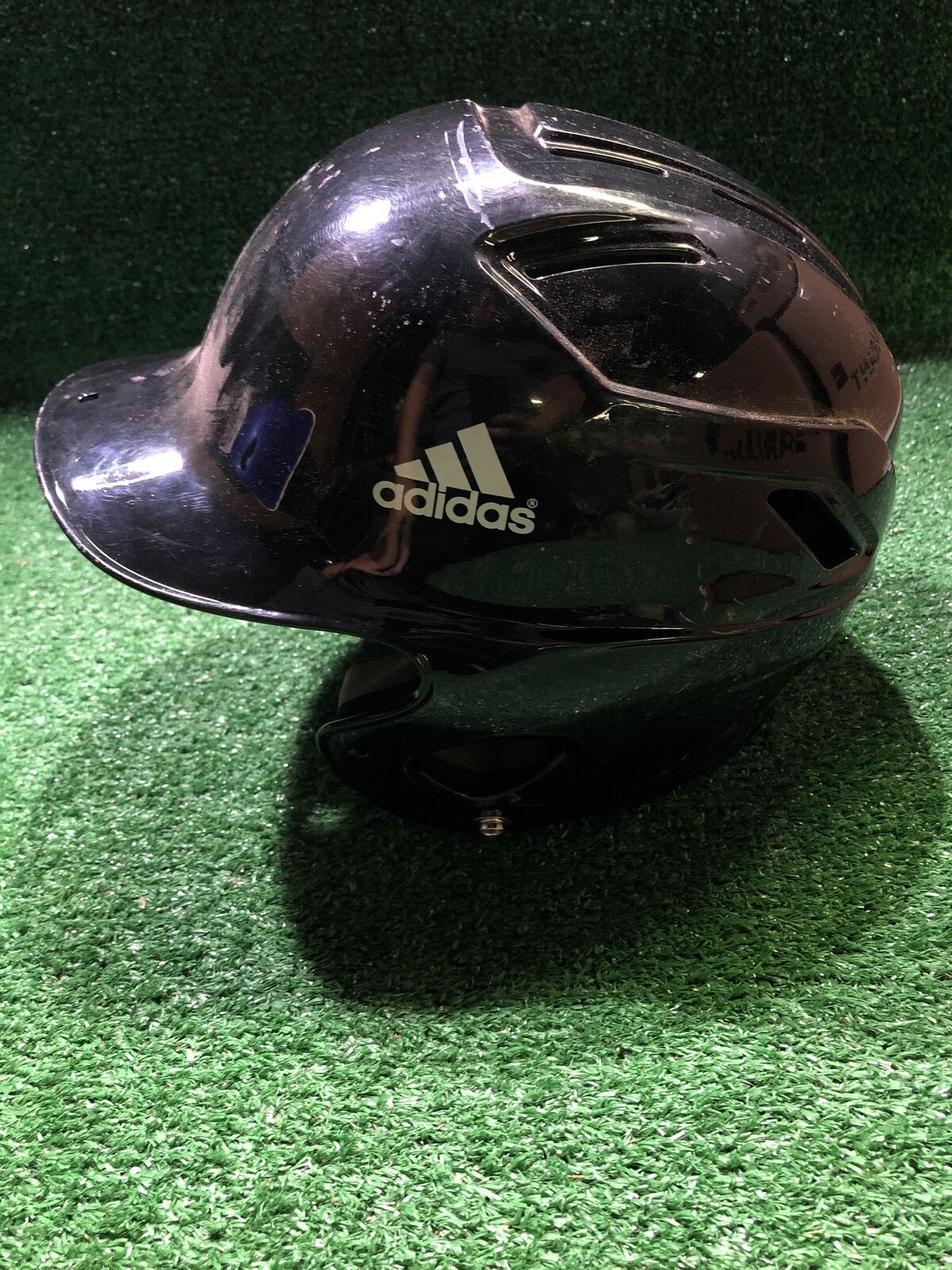 Adidas Triple Stripe Batting Helmet