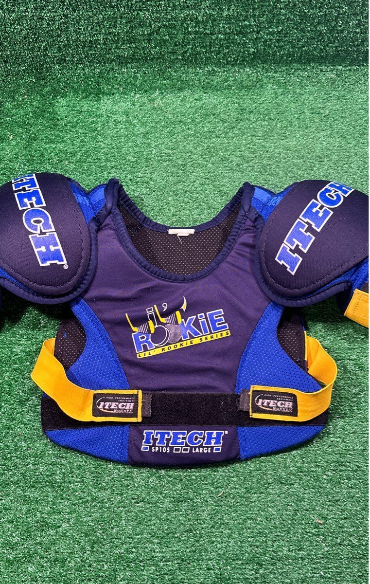 Itech Lil' Rookie Hockey Shoulder Pads Youth Large (L)