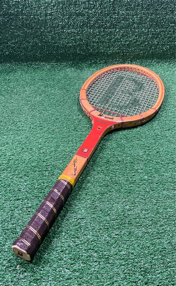 Spalding Vintage Continental Bjorn Borg Tennis Racket, 27", 4 1/2"