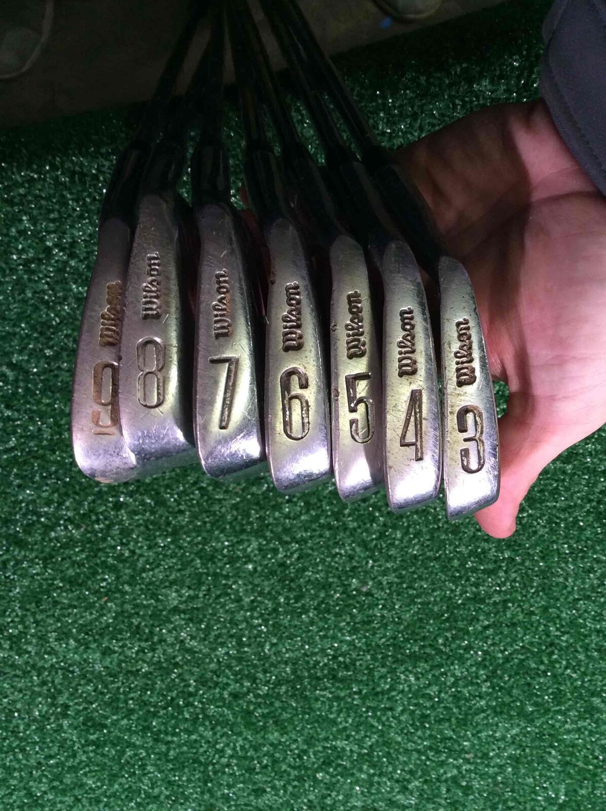 Wilson TFD 3, 4, 5, 6, 7, 8, 9 Iron Set Regular Steel, Right handed