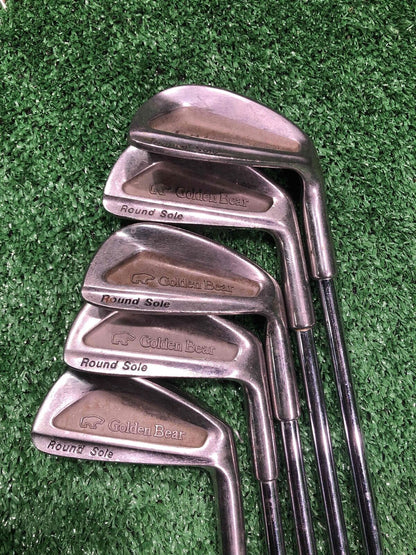 Macgregor Golden Bear Round Sole 3, 4, 5, 8, P Iron Set Regular Steel, RH