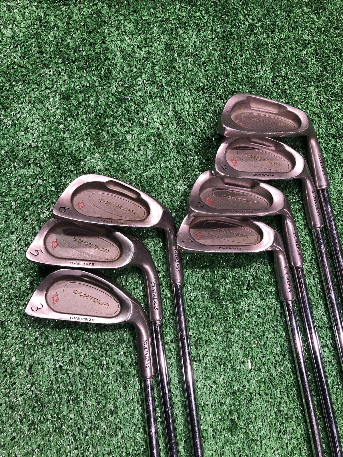 Nomad Contour Oversize 3, 4, 5, 6, 7, 8, 9 Iron Set Regular Steel, Right handed