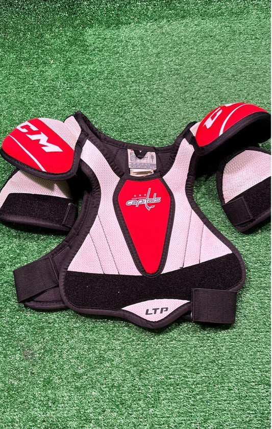 Ccm LTP Capitals Hockey Shoulder Pads Junior Small (S)