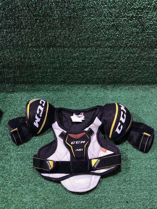 Ccm Super Tacks AS1 Hockey Shoulder Pads Youth Medium (M)