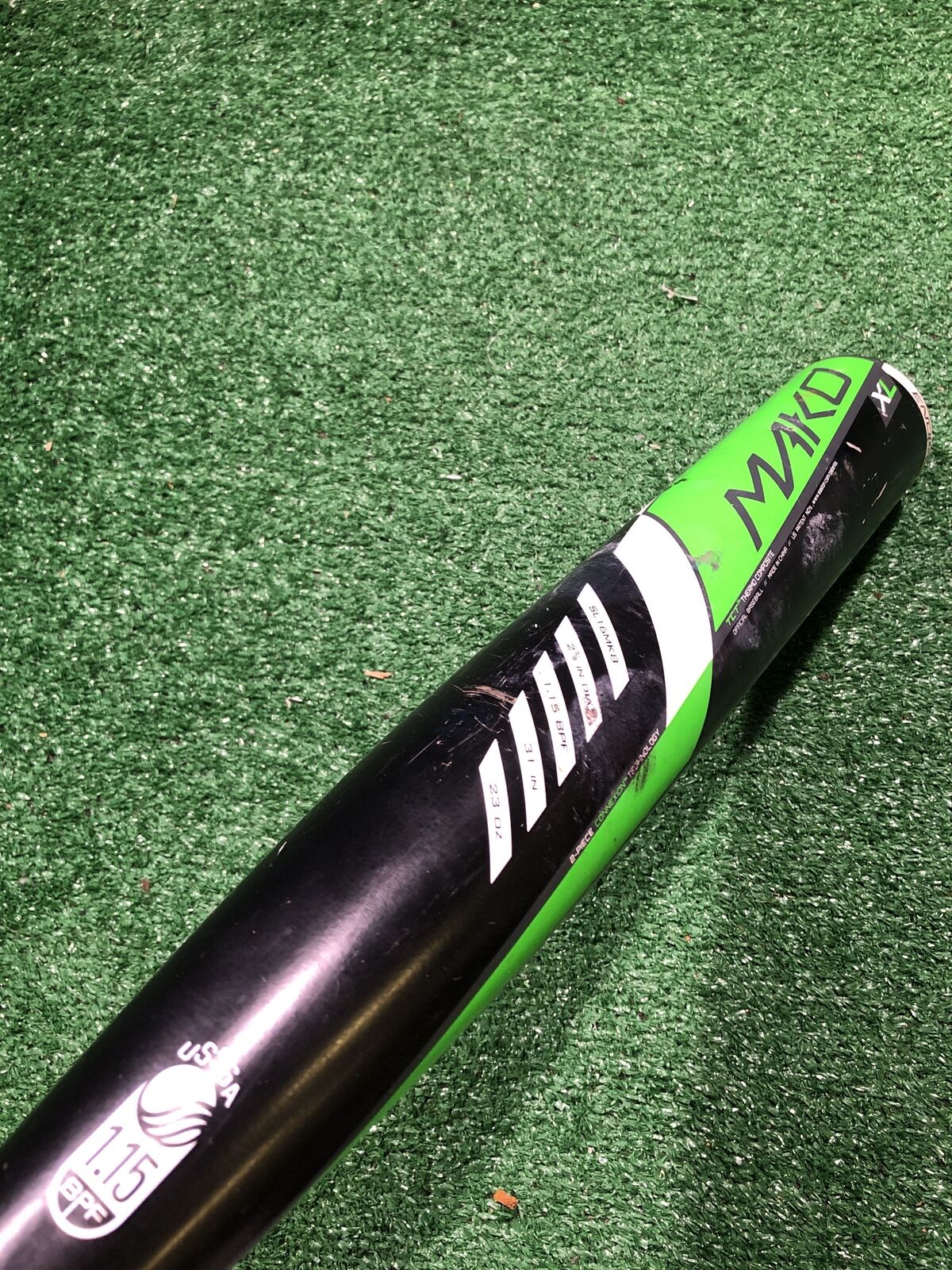 Easton Mako XL SL16MKB Baseball Bat 31" 23 oz. (-8) 2 5/8 Inch