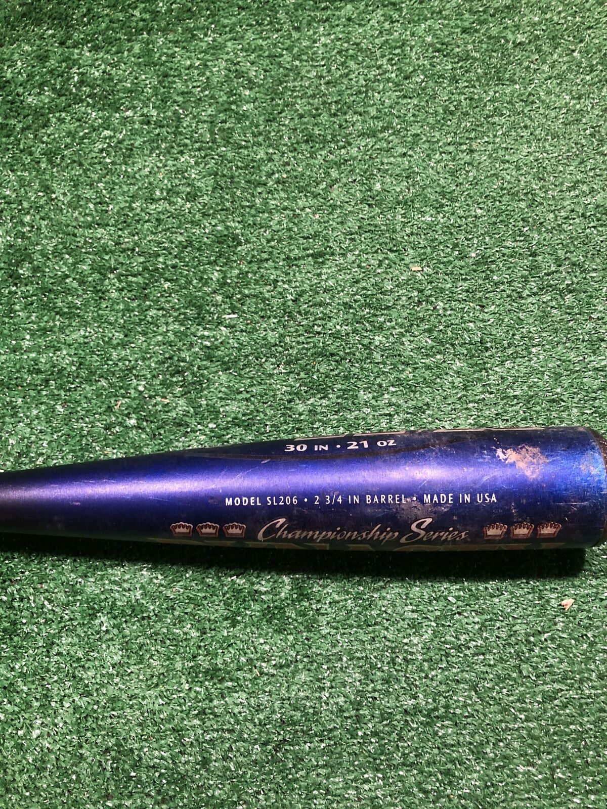 Louisville Slugger SL206 Baseball Bat 30" 21 oz. (-9) 2 3/4"