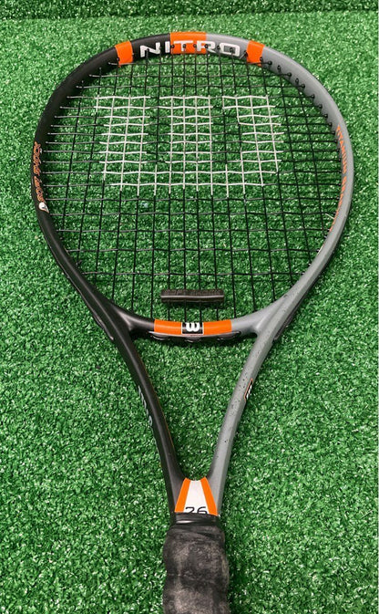 Wilson Nitro Titanium Graphite Tennis Racket, , 4"