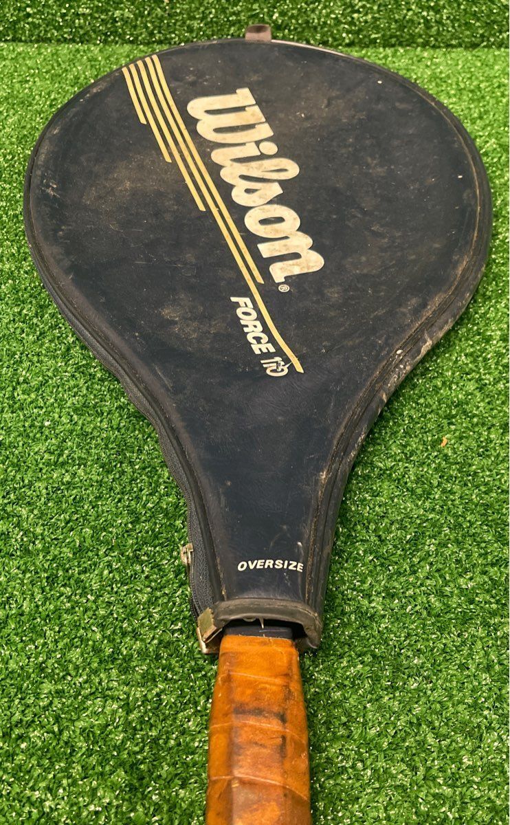 Vintage Wilson Force 110 Tennis Racket, 4 1/2"