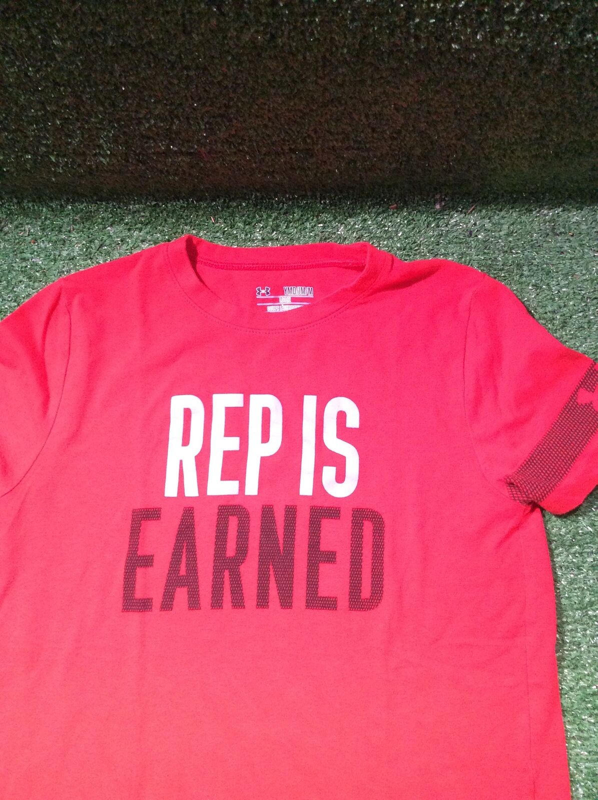 Under Armour "Rep is Earned" Youth Medium (M) Shirt