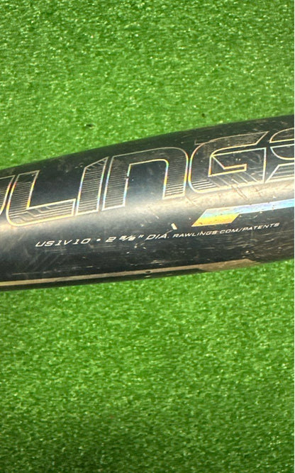 Rawlings Velo ACP Baseball Bat 28" 18 oz. (-10) 2 5/8"