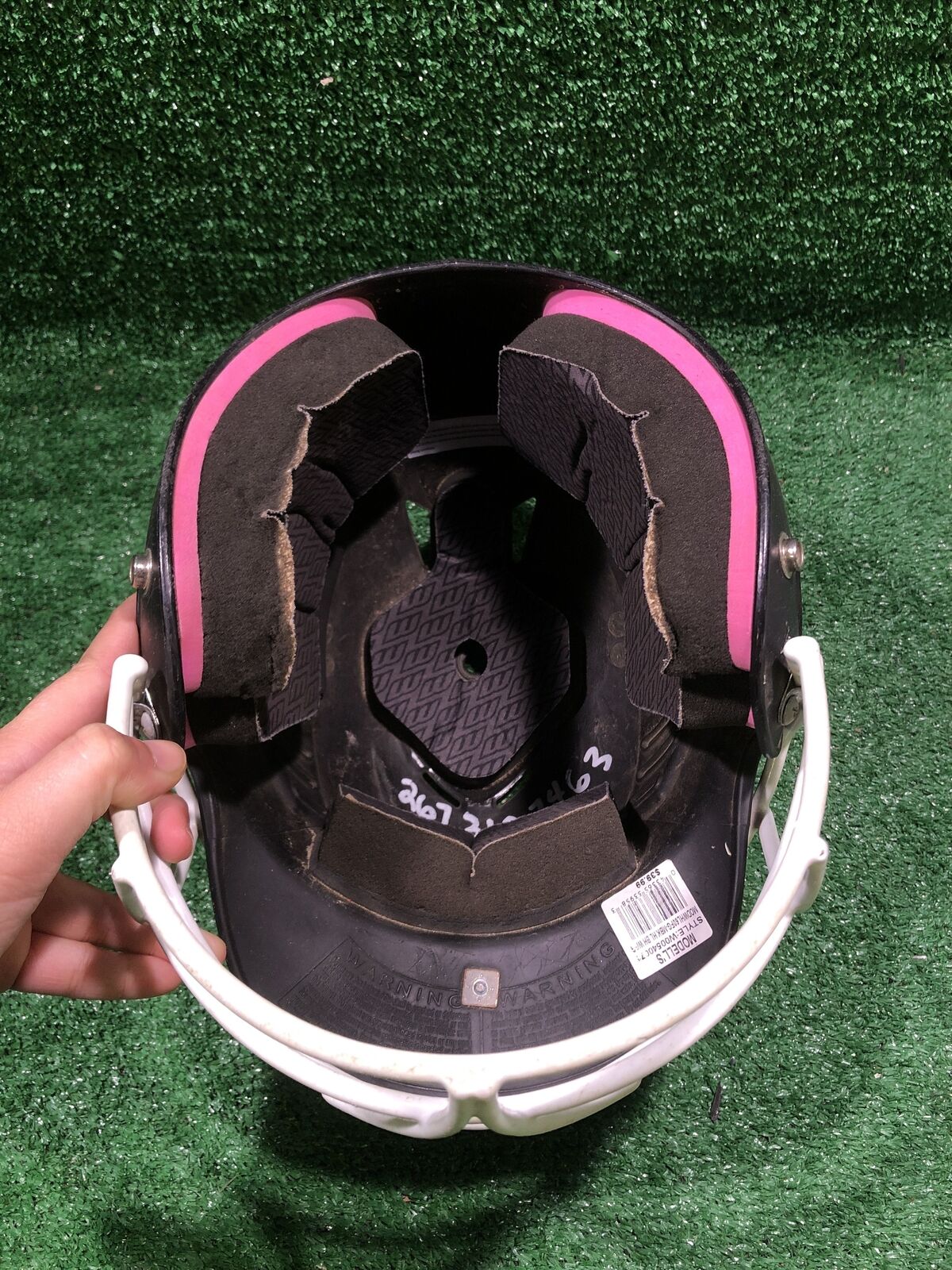 Worth WBH-R1 Softball Batting Helmet, 6 1/2" To 7 1/2"