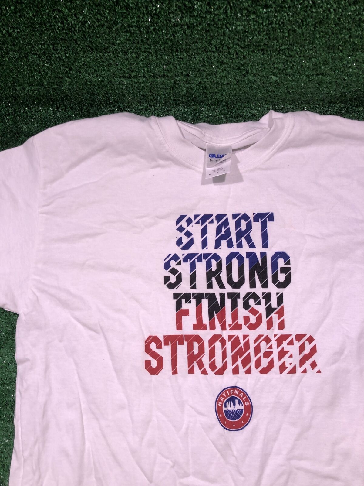 Gildan Nationals "Start Strong Finish Stronger" Medium (M) Shirt